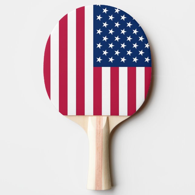 Raquette De Ping Pong Patriotique, paddle de ping-pong avec Drapeau des  (Dos)