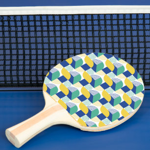 Raquette De Ping Pong Patters bleus