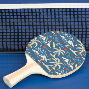 Raquette De Ping Pong Patters tropicaux