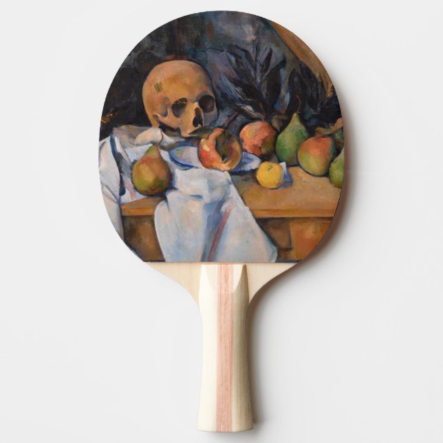 Raquette De Ping Pong Paul Cezanne - La vie morte avec le crâne (Devant)