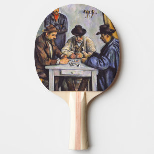Raquette De Ping Pong Paul Cezanne - Les Joueurs De Cartes