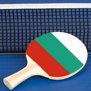 Raquette De Ping Pong pavillon de la Bulgarie
