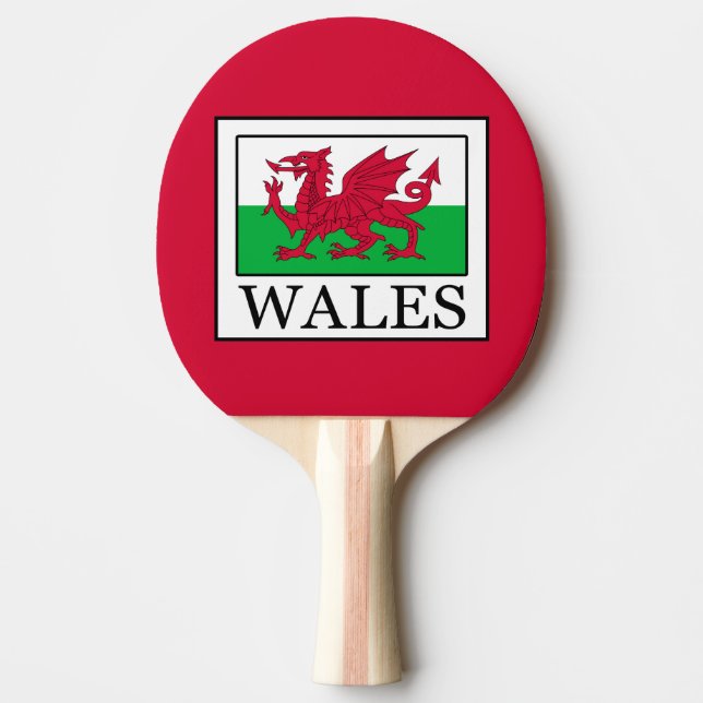 Raquette De Ping Pong Pays de Galles (Devant)