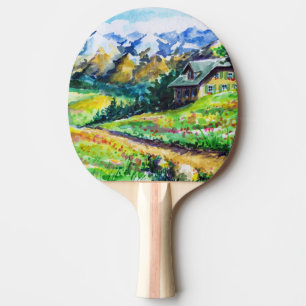 Raquette De Ping Pong Paysage