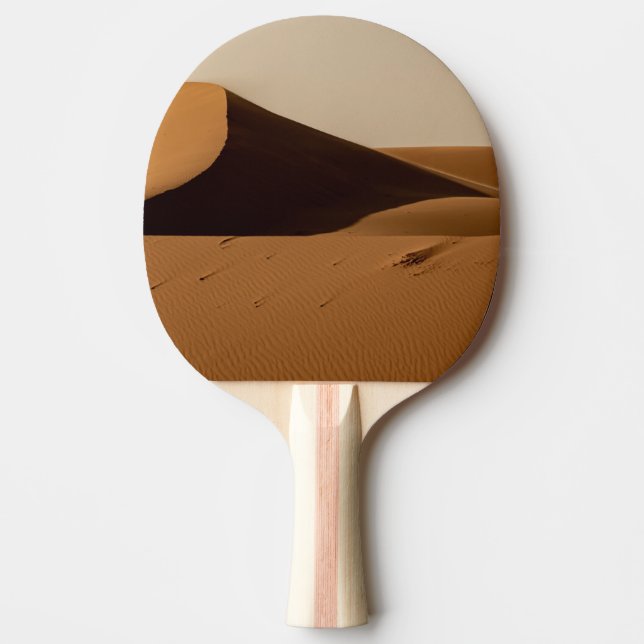 Raquette De Ping Pong Paysage du désert des dunes de sable (Devant)