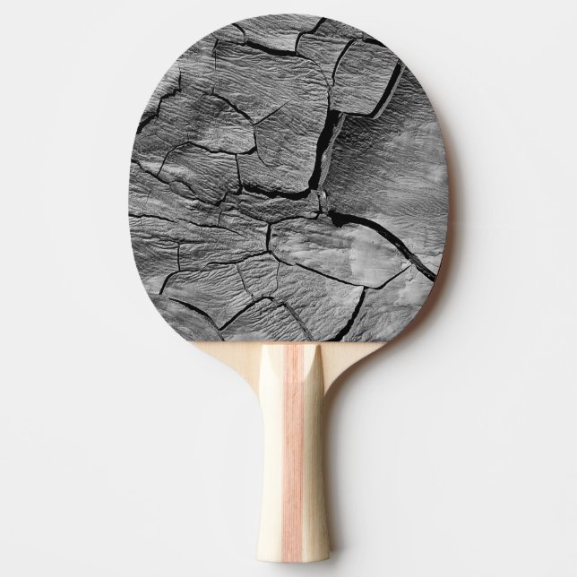 Raquette De Ping Pong Paysage fissuré dans le désert ultra sec (Devant)