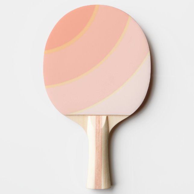 Raquette De Ping Pong Peach Swirls Ping Pong Paddle (Dos)