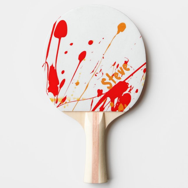 Raquette De Ping Pong Peignez la palette faite sur commande de ping-pong (Devant)