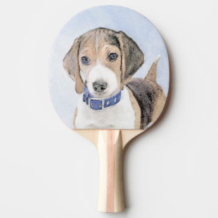 Raquette De Ping Pong Peinture beagle - Cute Original Chien Art