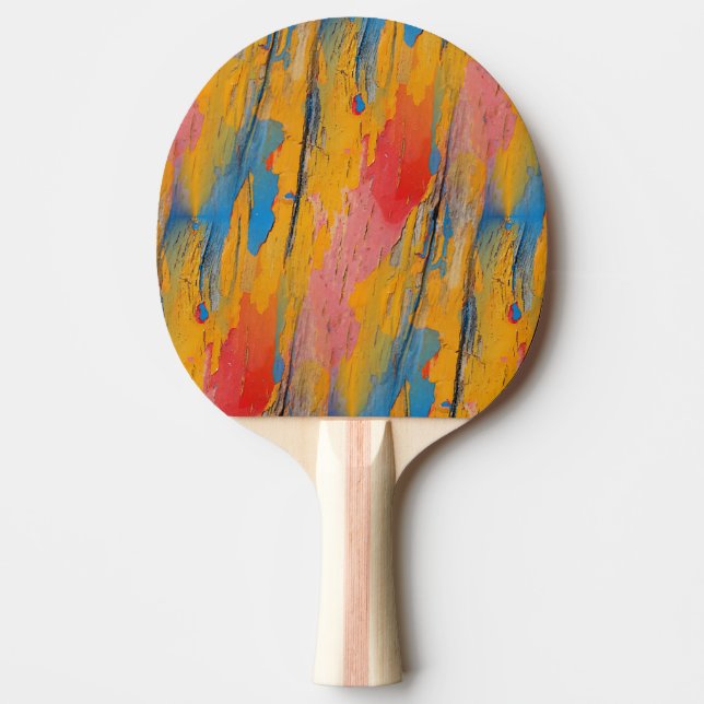 Raquette De Ping Pong Peinture colorée (Devant)