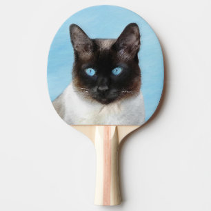 Raquette De Ping Pong Peinture de chats de Siamese - Cute Original Cat A
