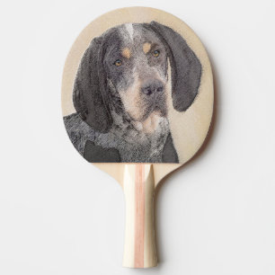 Raquette De Ping Pong Peinture de linge bluetick - mignon chien original