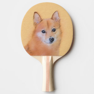 Raquette De Ping Pong Peinture finlandaise Spitz - Jote Original Chien A