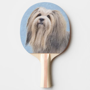 Raquette De Ping Pong Peinture Havanaise (Argent) - Cute Original Chien