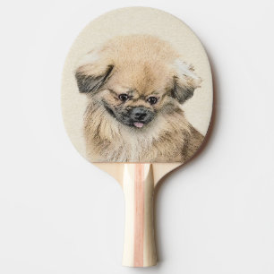 Raquette De Ping Pong Peinture Pekingese - Cute Original Chien Art