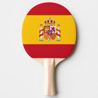 Raquette De Ping Pong pelle tennis de table drapeau espagnol