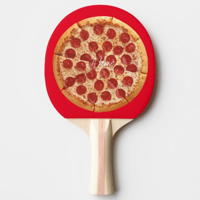 Raquette De Ping Pong Pepperoni Pizza Thunder_Cove (Devant)
