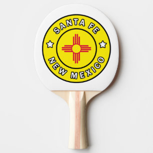 Raquette De Ping Pong Père Noël Fe Nouveau-Mexique