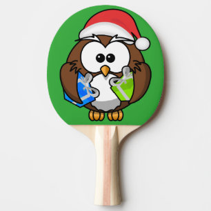 RAQUETTE DE PING PONG PÈRE NOËL OWL