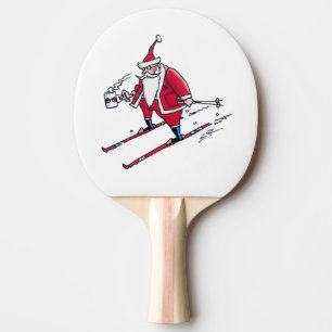 Raquette De Ping Pong Père Noël Paddle de ping-pong