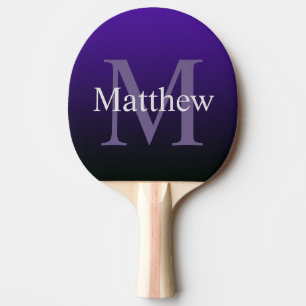 Raquette De Ping Pong Personnalisé violet noir