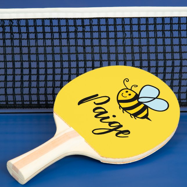 Raquette de ping pong personnalisée avec un logo d (Insitu)