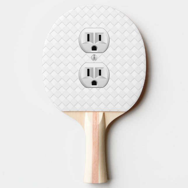 Raquette De Ping Pong Personnaliser d'amusement de la prise de courant é (Dos)