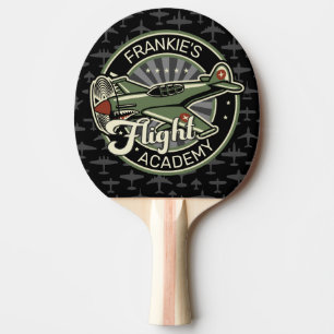Raquette De Ping Pong Personnaliser NOM 2ÈME GUERRE MONDIALE Avion de g