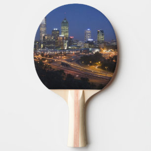 Raquette De Ping Pong Perth, Australie. Vue sur le centre-ville de Perth