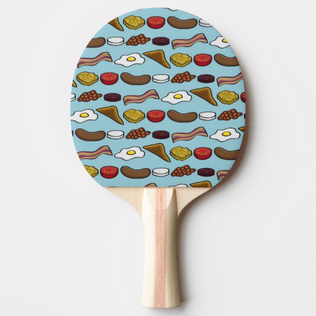 Raquette De Ping Pong Petit déjeuner frit (Devant)