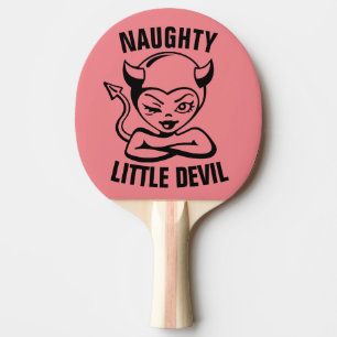 RAQUETTE DE PING PONG PETITE PETITE FILLE DE DIABLE