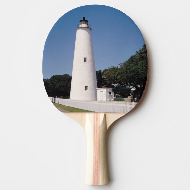 Raquette De Ping Pong Phare d'Ocracoke (Devant)