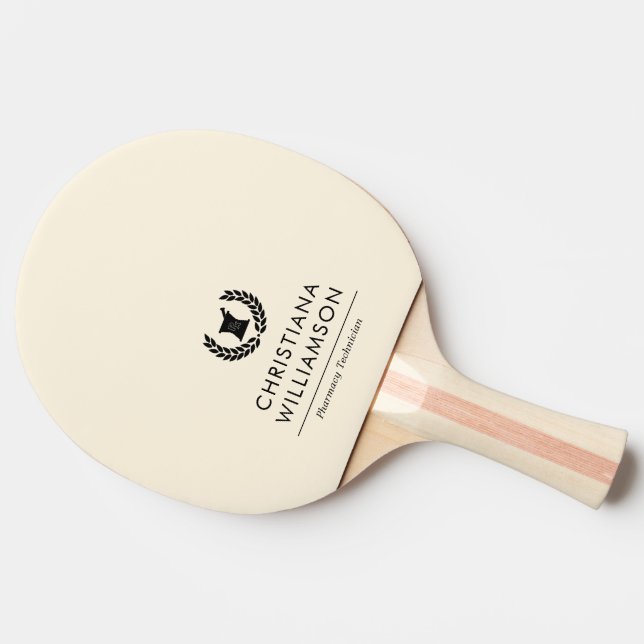 Raquette De Ping Pong Pharmaciste Élégant Personnalisé Personnel de la p (Côté)