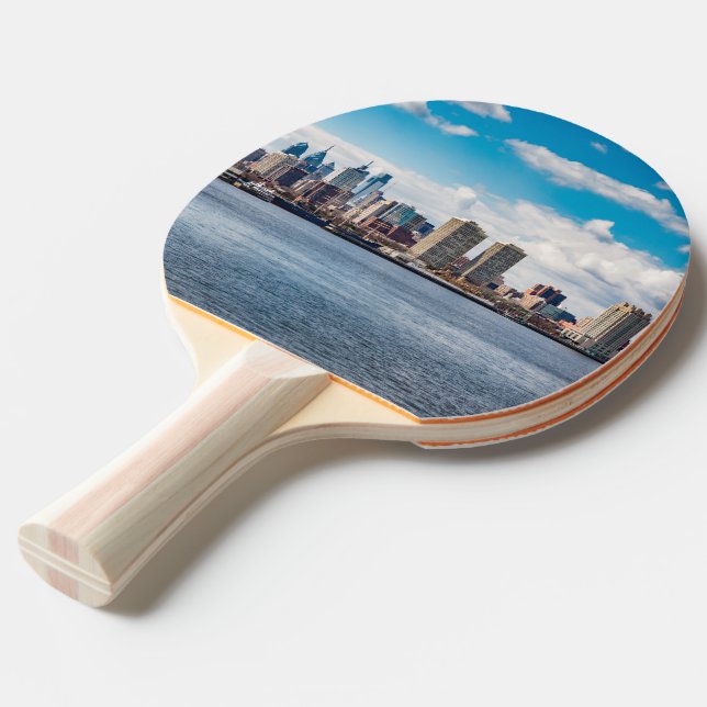 Raquette De Ping Pong Philadelphie Skyline (Dos Angle)