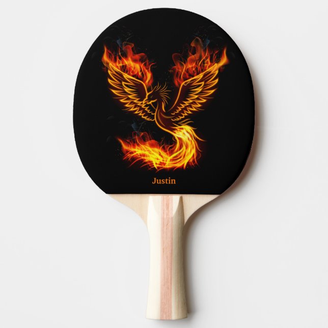 Raquette De Ping Pong Phoenix Flamboyant Personnalisé  (Devant)