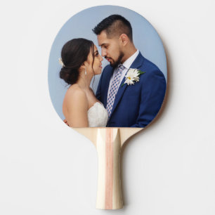 Raquette De Ping Pong Photo du Mariage customisé Couple