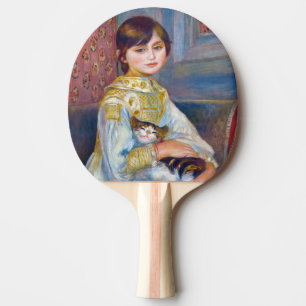 Raquette De Ping Pong Pierre-Auguste Renoir - Enfant au chat