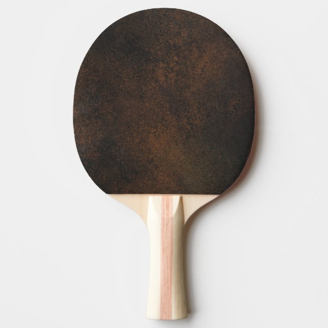 Raquette De Ping Pong Pierre Monazite Marron Foncé Simple (Devant)