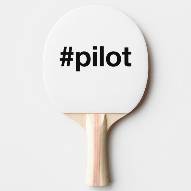 Raquette De Ping Pong PILOTE Hashtag (Devant)
