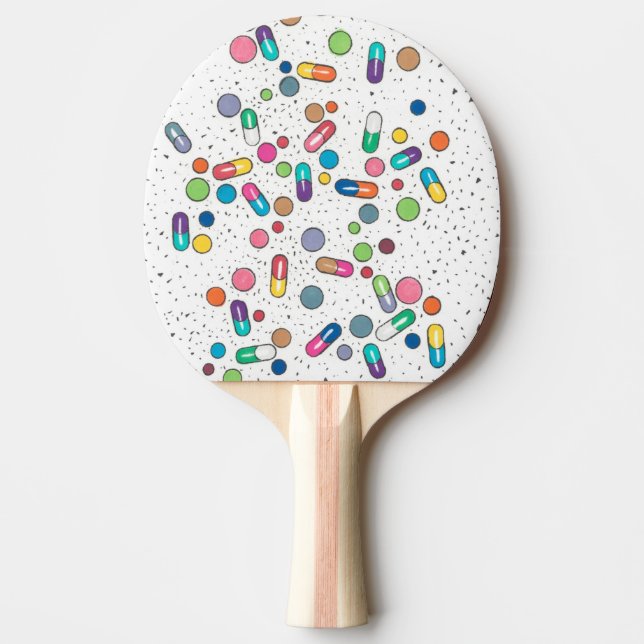 Raquette De Ping Pong Pilules (Devant)