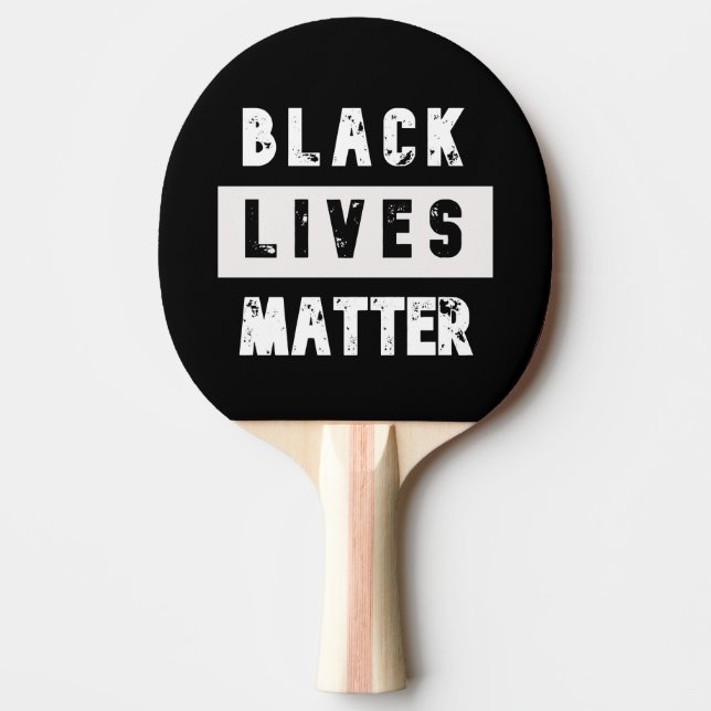 Raquette De Ping Pong Ping Paddle de Black Lives Matt (Devant)