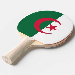 Raquette De Ping Pong Ping pong paddle avec Drapeau d'Algérie