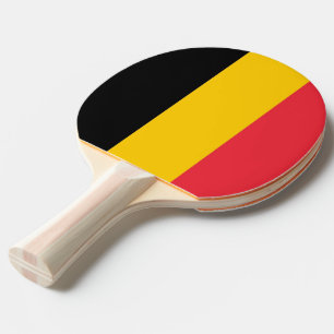 Raquette De Ping Pong Ping pong paddle avec Drapeau de Belgique