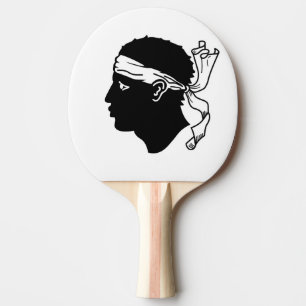 Raquette De Ping Pong Ping pong paddle avec Drapeau de Corse