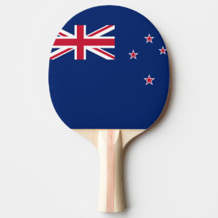Raquette De Ping Pong Ping pong paddle avec Drapeau de la Nouvelle-Zélan