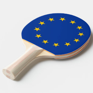 Raquette De Ping Pong Ping pong paddle avec drapeau de l'Union européenn