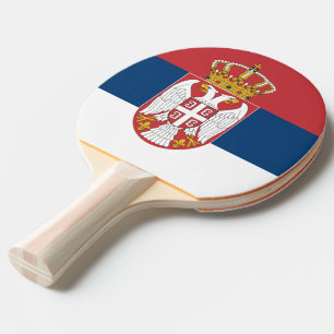 Raquette De Ping Pong Ping pong paddle avec Drapeau de Serbie