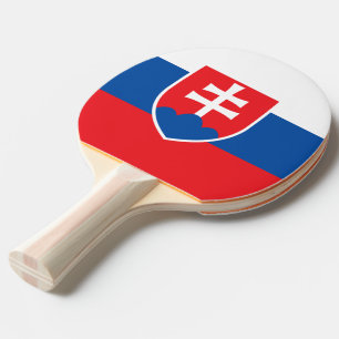 Raquette De Ping Pong Ping pong paddle avec Drapeau de Slovaquie