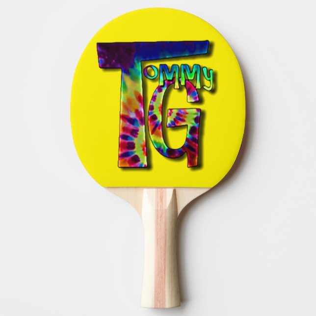 Raquette De Ping Pong Ping Pong Paddle avec le logo de vos musiciens pré (Devant)