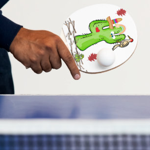 Raquette De Ping Pong Ping Pong Paddle Cactus Bird